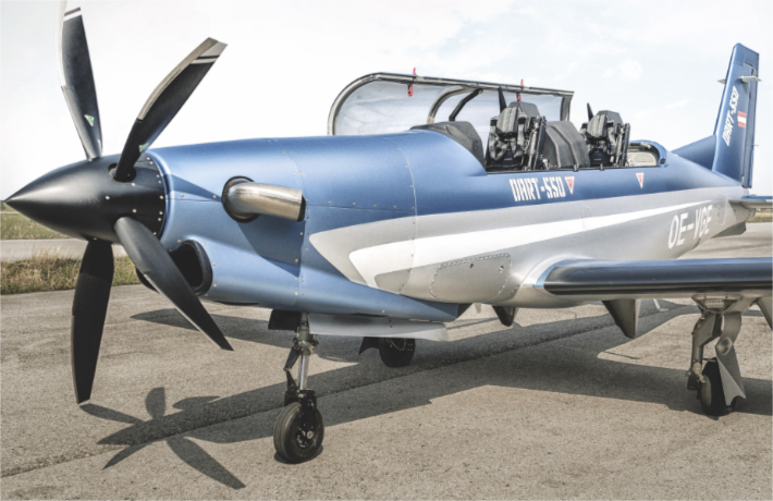 DART-550 Aerobatic Turboprop Trainer | Powered by GE H-Series with Electronic Engine and Propeller Control system (EEPC)