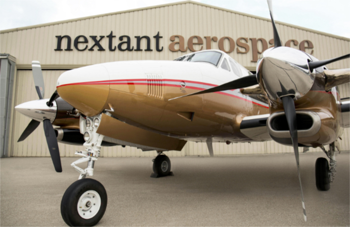 Nextant G90XT business turboprop aircraft | Powered by GE H75 with Electronic Engine and Propeller Control system (EEPC)